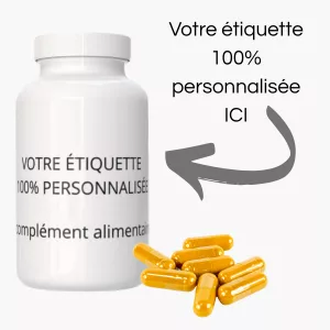 encart gelules curcuma Complément alimentaire à marque blanche