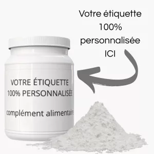 encart poudre perso Complément alimentaire à marque blanche