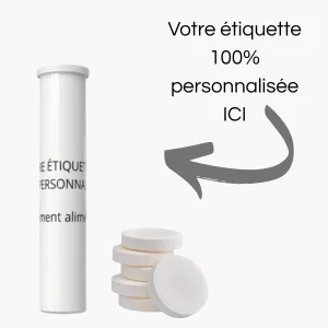 encart tube comprimes Complément alimentaire à marque blanche
